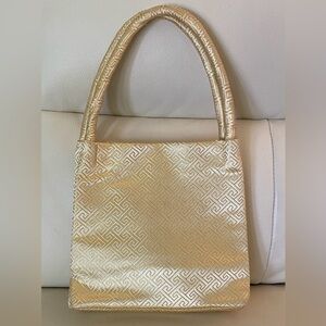 Vintage Elegant Gold Patterned Women's Bag